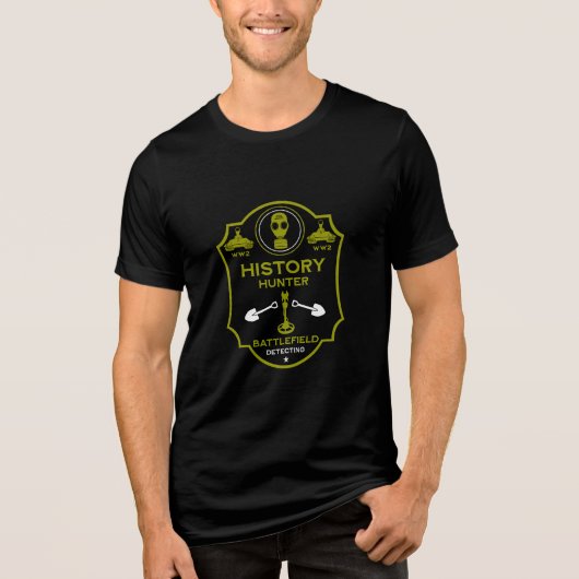 WW2 Loopgraven Metal Detectorist Tri-Blend Shirt (Voorkant)