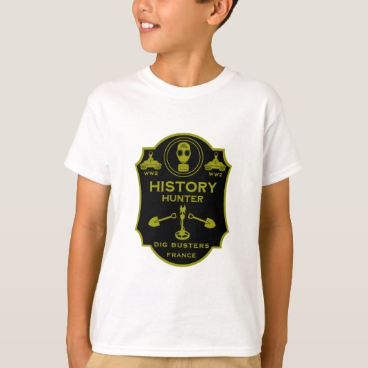 WW2 Loopgraven Slagveld Metaaldetectie Club T-shirt (Voorkant)