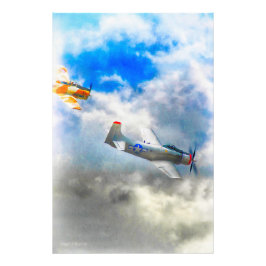 WW2 LUCHTVAARTFORMULIEREN FOTO AFDRUK