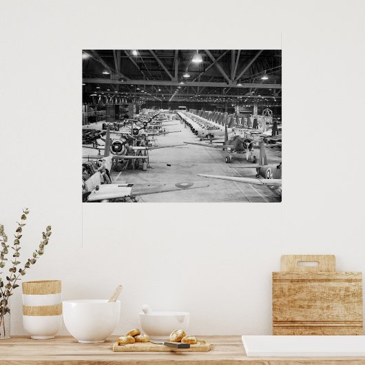 WW2 Massaproductie, 1943 Poster (Keuken)