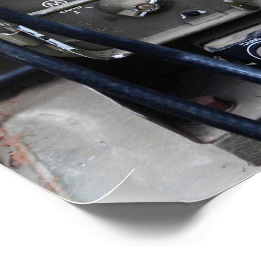  WW2 militaire radio Poster (Hoek)