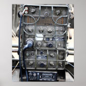  WW2 militaire radio Poster (Voorkant)