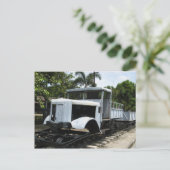 WW2 Militaire trein op de Kwai-brug Briefkaart (Staand voorkant)