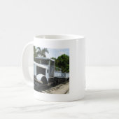 WW2 Militaire trein op de Kwai-brug Koffiemok (Voorkant links)