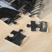 WW2 Militaire trein op de Kwai-brug Legpuzzel (Zijkant)