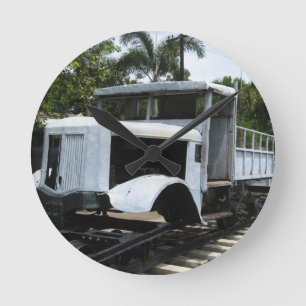 WW2 Militaire trein op de Kwai-brug Ronde Klok