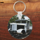 WW2 Militaire trein op de Kwai-brug Sleutelhanger (Voorkant)