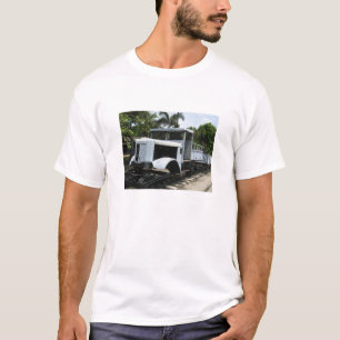 WW2 Militaire trein op de Kwai-brug T-shirt
