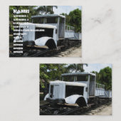 WW2 Militaire trein op de Kwai-brug Visitekaartje (Voorkant / Achterkant)