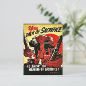 Ww2 Offer Briefkaart (Staand voorkant)