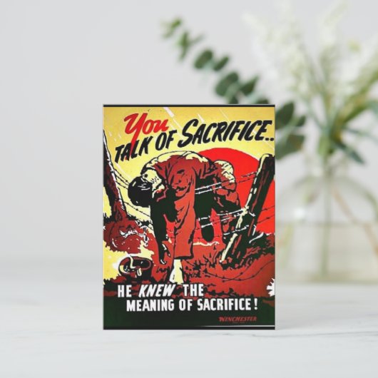 Ww2 Offer Briefkaart (Staand voorkant)