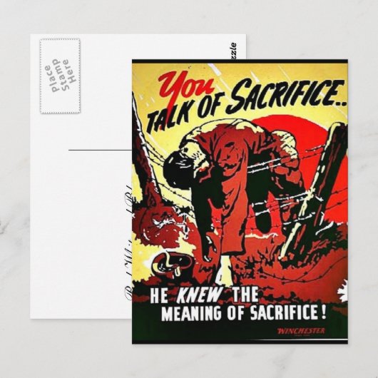 Ww2 Offer Briefkaart (Voorkant / Achterkant)