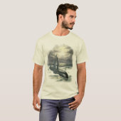 WW2 Onderzeeër Duitse Uboot T-shirt (Voorkant volledig)