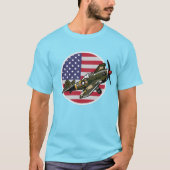 WW2 P-40 Warhawk T-shirt (Voorkant)
