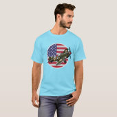 WW2 P-40 Warhawk T-shirt (Voorkant volledig)