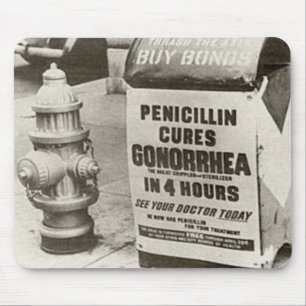 WW2 Penicilline Gonorroe Advert Muismat