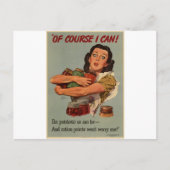 WW2 poster: Natuurlijk kan ik dat! Briefkaart (Voorkant)