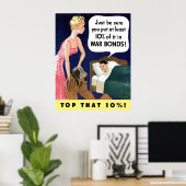 WW2 Poster  oorlogsobligaties (Thuiskantoor)