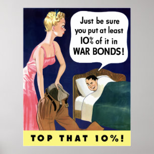 WW2 Poster oorlogsobligaties