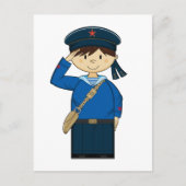 WW2 Russisch Sailor Briefkaart (Voorkant)