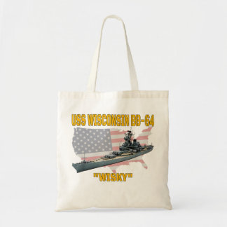 WW2 Schip- en Koreaanse oorlogsslagschip USCONIN B Tote Bag
