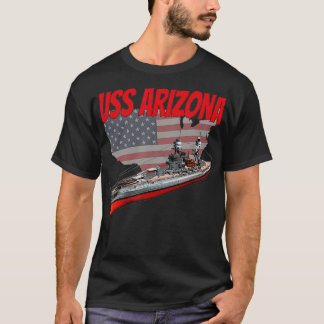 WW2 slagschip USS Arizona BB39 T-shirt
