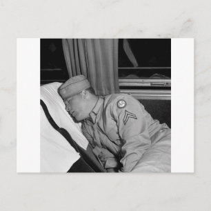 WW2 Soldaat Napping, 1943 Briefkaart