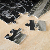 WW2 Stamtrein op de Kwai-brug Legpuzzel (Zijkant)