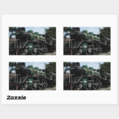 WW2 Stamtrein op de Kwai-brug Rechthoekige Sticker (Vel)