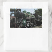 WW2 Stamtrein op de Kwai-brug Rechthoekige Sticker (Tas)