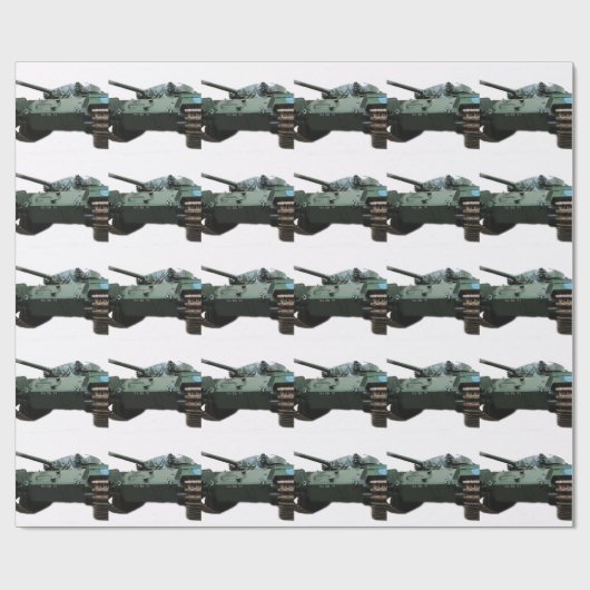WW2 Tank Cadeaupapier (Vlak)