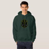 WW2 Trench Battlefield Metaaldetector Hoodie (Voorkant volledig)