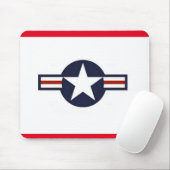 WW2 United States Air Force Vliegtuig Insignia Muismat (Met muis)