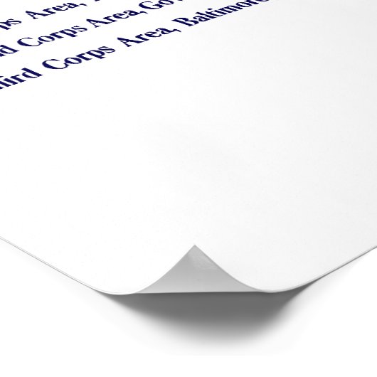 WW2 US Air Corps Poster (Hoek)