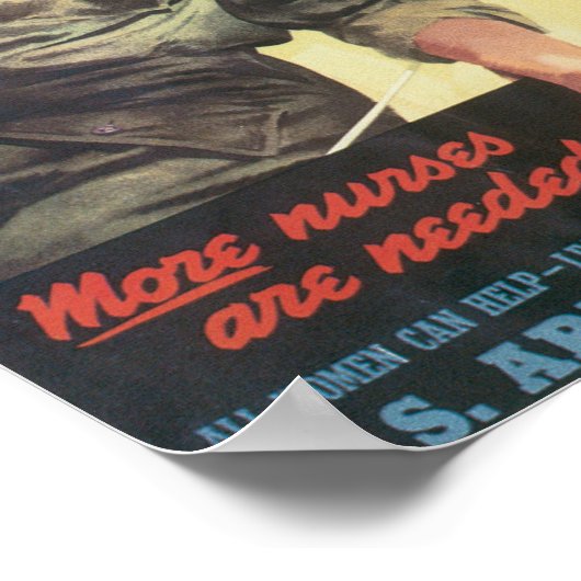 WW2 US Army Nurse Corp. Poster (Hoek)
