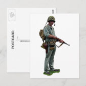 WW2 US Marine Briefkaart (Voorkant / Achterkant)