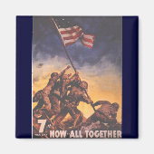 WW2 USMC 9 MAGNEET (Voorkant)