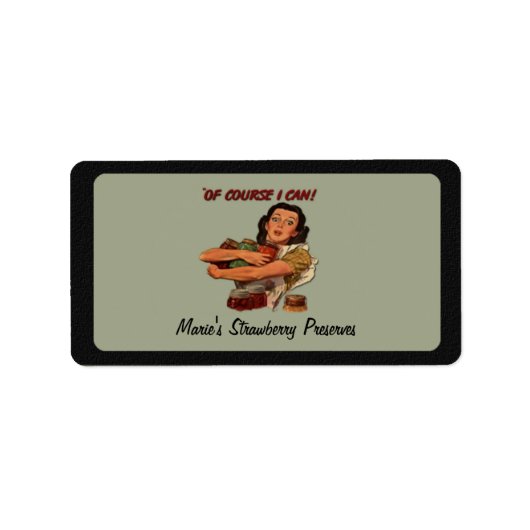 WW2 Victory Garden Canning Label (Voorkant)