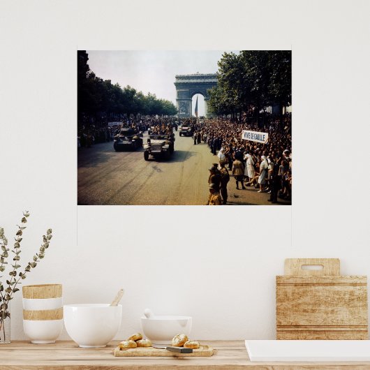 WW2 Victory Lap, 1944 Poster (Keuken)