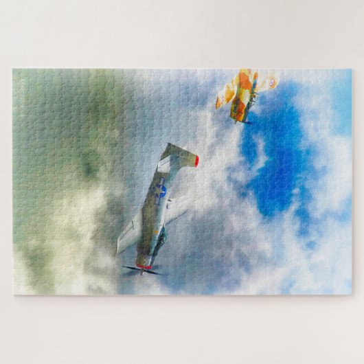 WW2 Vliegtuig AIR FORCE RAIDERS Legpuzzel (Horizontaal)