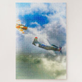 WW2 Vliegtuig AIR FORCE RAIDERS Legpuzzel (Verticaal)
