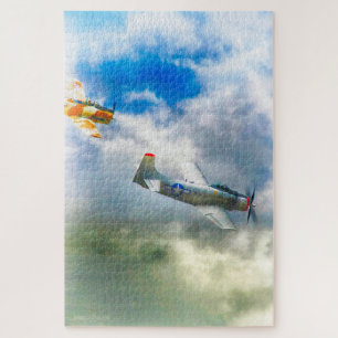 WW2 Vliegtuig AIR FORCE RAIDERS Legpuzzel