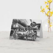 WW2 Vliegtuig en bemanning: jaren veertig Kaart (Gele Bloem)