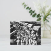 WW2 Vrachtwagendames, jaren '40 Briefkaart (Staand voorkant)