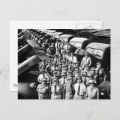 WW2 Vrachtwagendames, jaren '40 Briefkaart (Voorkant / Achterkant)