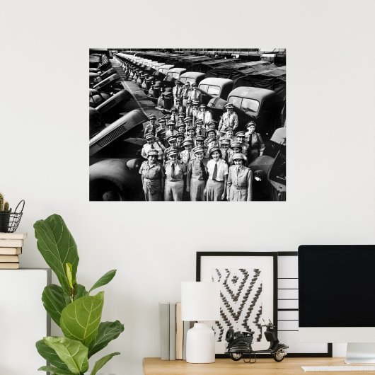 WW2 Vrachtwagendames, jaren '40 Poster (Thuiskantoor)