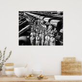 WW2 Vrachtwagendames, jaren '40 Poster (Keuken)