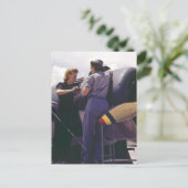 WW2 Vrouwelijke luchtvaartapparatuur Briefkaart (Staand voorkant)