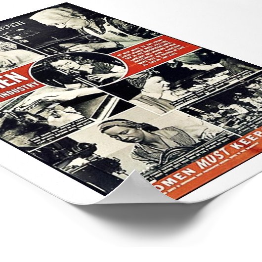 WW2 Vrouwen Poster (Hoek)
