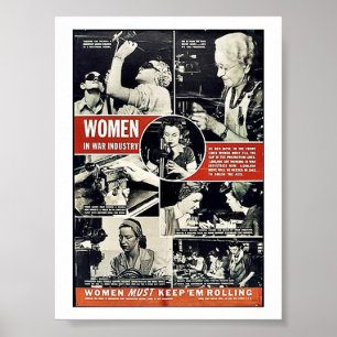 WW2 Vrouwen Poster